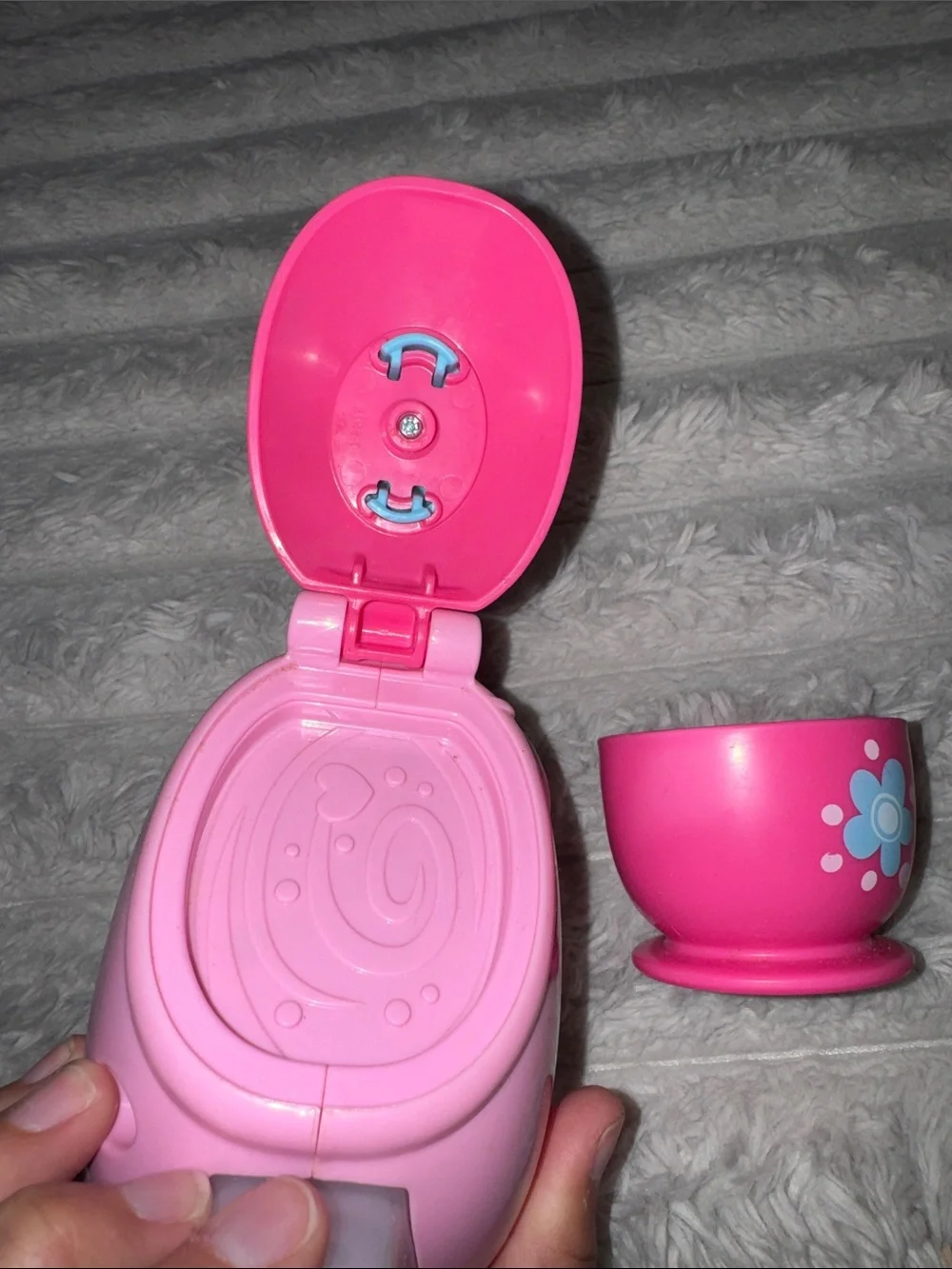 Fisher-Price Pink and Blue Smiling Tea Pot Playset